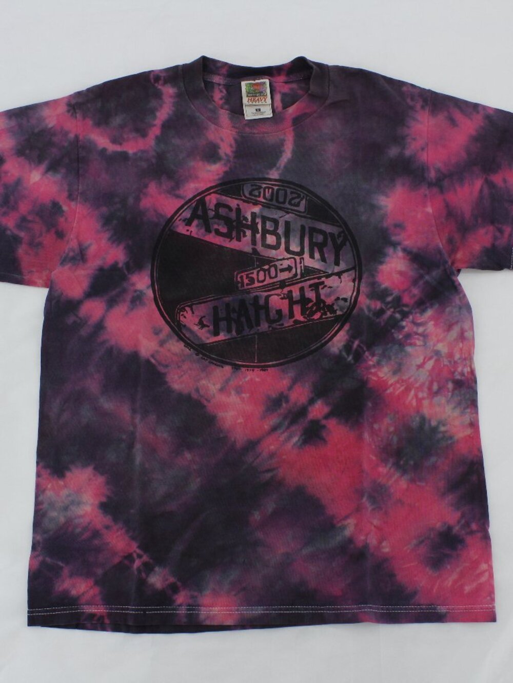 Women's Vintage 2002 Haight-Ashbury Tie-Dye T-Shirt - San‎ Francisco - Size M
